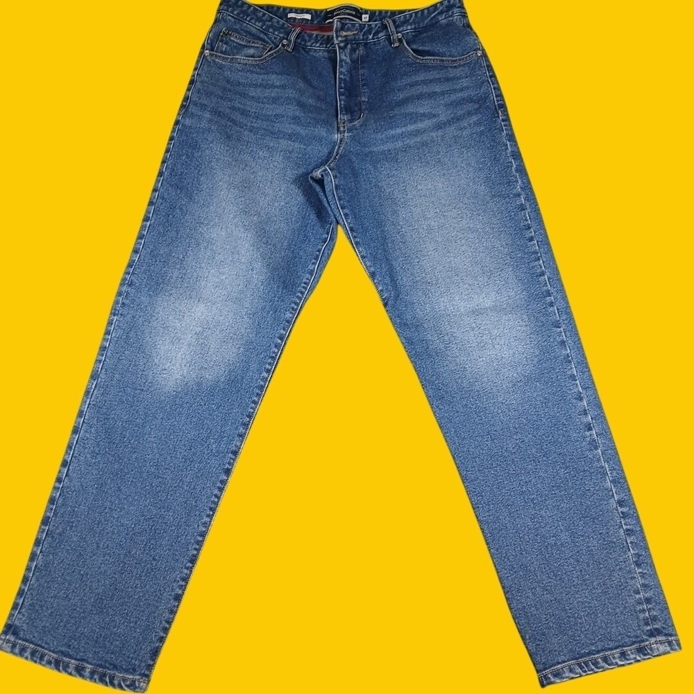 Henry Cottons Tapered Fit Jeans Unisex 48 Women's XL Men's 31 Blue Denim Casual